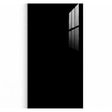 Imagem de Placas Adesivas Mármore 3D Autocolantes Kit com 50 Unidades Revestimento Decorativo Lavável para Parede, Quarto, Sala e Banheiro 30cm x 60 cm (Preto Puro, 30cm x 60cm)