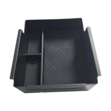 Imagem de Generic Caixa organizadora para apoio de braço do console central do carro, acessórios internos, leve, com bandeja para guardar celular, carteira e chaves.
