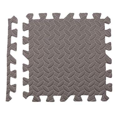 Imagem de 12pcs Tapete de Espuma EVA Blocos Encaixáveis Piso Playground Quebra-Cabeça Antiderrapante com Borda Finalização Fácil Montar Amortecimento Superior Conforto Excelente Opção para Sala Estar Quarto Var