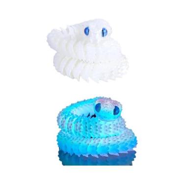 Imagem de Brinquedo De Cobra Flexível Impresso Em 3D De 30cm Com Juntas Móveis, 