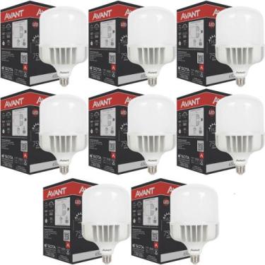 Imagem de 8 Lâmpada Led Bulbo Hp 75w Luz Branco 6500K Bivolt Avant