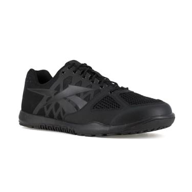Imagem de Reebok Bota militar tática Nano Oxford masculina, Preto, 14 Wide