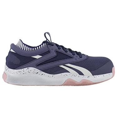 Imagem de Reebok Tênis de trabalho feminino HIIT Tr Safety Toe Athletic Work, Azul, 10 Wide