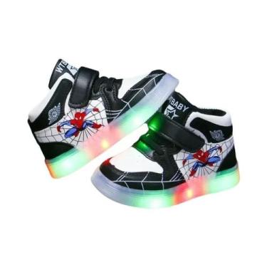 Imagem de Tênis LED Do Homem-Aranha Para Crianças Meninos E Meninas, Sneakers Ca
