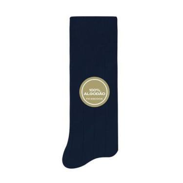 Imagem de Meia Social Selene 8910.004 Masculina Premium Algodão T. 39/43, 39/43,