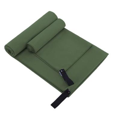 Imagem de Toalha de acampamento, toalha de acampamento de microfibra - Toalha de fitness portátil,de absorvente suave para escalada de ioga de natação, acessórios esportivos ao ar livre