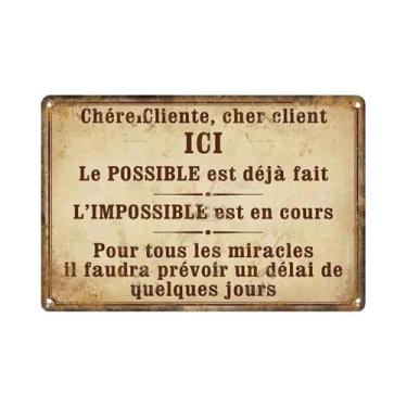 Imagem de Placa De Metal Vintage Retro Engraçada Para Decoração De Bar, Pub, Clu