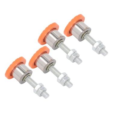 Imagem de Jiawu Máquina de Corte Resistente, Nivelador de Perna, Construção Premium, Fácil Instalação, Peças de Reposição, 4 Peças para Máquina de Corte