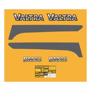 Imagem de Kit Adesivo Compatível Trator Valtra Bm85 Completo+ Etiqueta - ORAJET