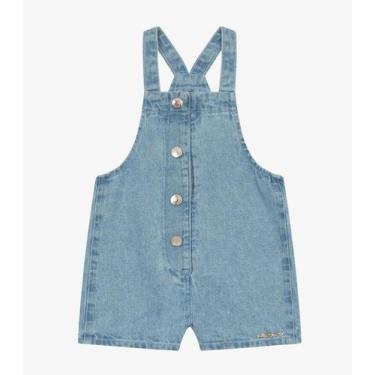 Imagem de Jardineira em Original Denim Infantil Trick Nick Azul, 3, Azul
