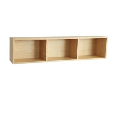 Imagem de x3anggyt5 Estante de livros com 3 compartimentos para pendurar armários de armazenamento, estante de parede feita à mão, para sala de estar, estudo, escritório, estante de livros