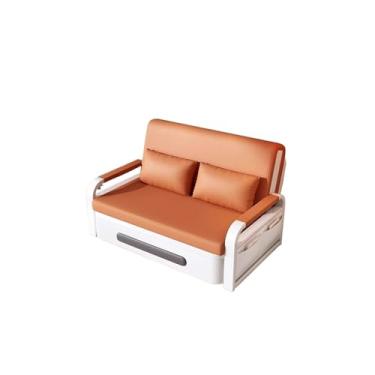 Imagem de Sofá-cama moderno dobrável duplo pequeno apartamento sala de estar integrada cadeira individual (grande)