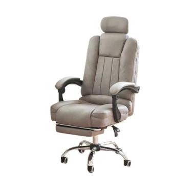 Imagem de x3anggyt5 Cadeira de sofá de lazer reclinável ajustável para casa computador confortável dormitório mesa de estudo com apoio para os pés