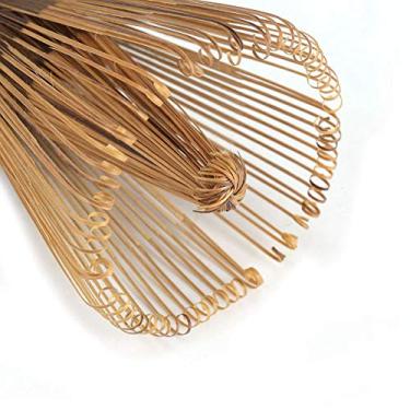 Imagem de 80 Dentes Chasen de Bambu Natural para Matcha Escova Pó Chá Verde Ferramenta Espuma Limpeza Conjunto Cabo Confortável Essencial Portátil Preparo
