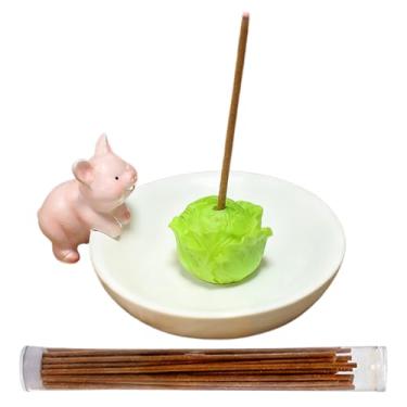 Imagem de Suporte para Incenso - Escultura De Resina Para Peça Central De Mesa | Decoração para Varetas de Incenso | para Meditação, Quarto, Sala de Yoga, Decoração de Ambientes Residenciais e