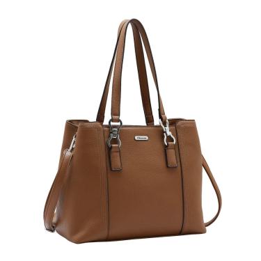 Imagem de Bolsa Textura Delicada - Alça de Ombro - Café - Chenson 3485327