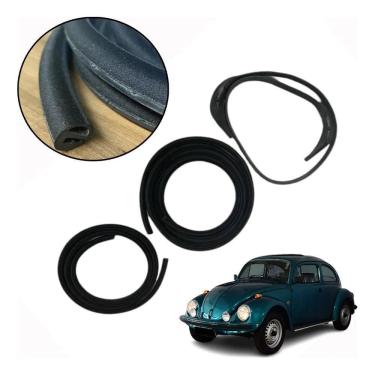 Imagem de Kit Borracha Tampa Traseira + Capô Fusca Itamar 93 À 96