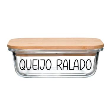 Imagem de Pote Hermético Vidro (600 ml) Queijo Ralado - Lehavi, Queijo Ralado