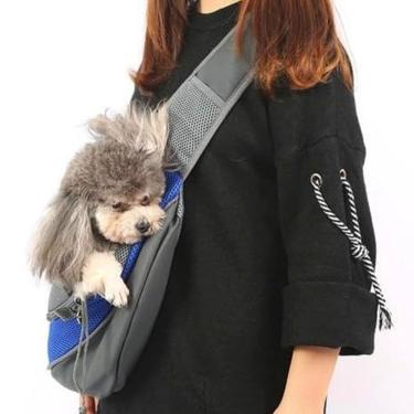 Imagem de Bolsa Pet Canguru Transporte Cachorro Gato Animais Estimaçao Passeio Viagem Caminhada Confortavel Segurança
