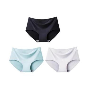 Imagem de Conjunto De Calcinhas Sem Costura De Cintura Baixa Para Mulheres, Ling