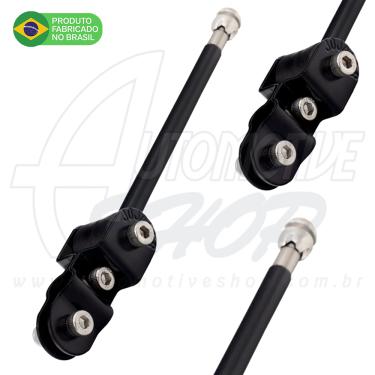 Imagem de Antena Corta Pipa Moto Retrátil Retrovisor Inox 9/12 Pt HRP5