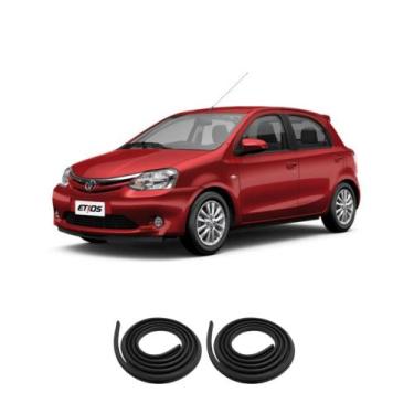 Imagem de Kit Borracha Vedação 2 Portas Dianteira Etios 2012 A 2021 - sem marca
