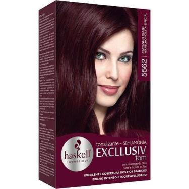 Imagem de Tonalizante Excllusiv Tom 5562 Haskell- Castanho Claro Vermelho Violet