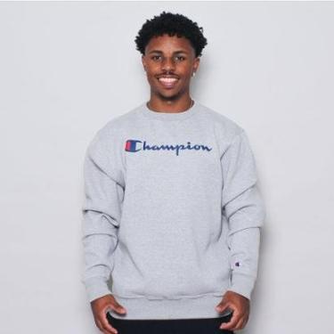 Imagem de MOLETOM CREWNECK CHAMPION ATHLETIC POWERBLEND SCRIPT LOGO INK-Masculino
