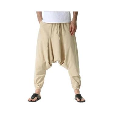 Imagem de Calças Masculinas De Cintura Baixa Estilo Flying Squirrel, Casual Stre