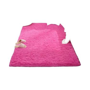 Imagem de Tapete Rosa Fofo Para Quarto Infantil, Tapete Macio Para Decoração De 