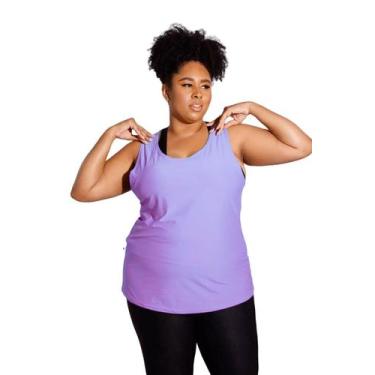 Imagem de Regata Plus Size em Microfibra G1 G2 G3 PINA, G2, Lilás