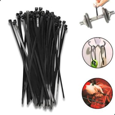 Imagem de Abraçadeira De Nylon 40Cm X 7,6Mm Com 50 Unidades - Preta - Startools