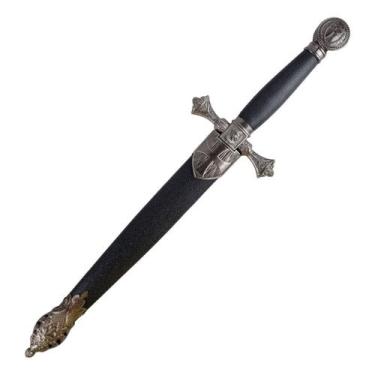 Imagem de A-daga Maçônica Cerimonial Estrela de Davi com Bainha Ornamento Decora