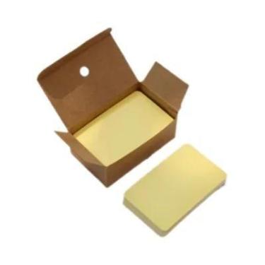 Imagem de Cartões De Visita Em Papel Kraft Colorido 100un. Etiquetas De Mensagem