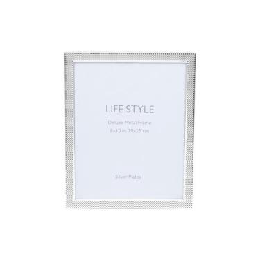 Imagem de Porta-Retrato Wolff Chess de Aço Prata 20cm x 25cm