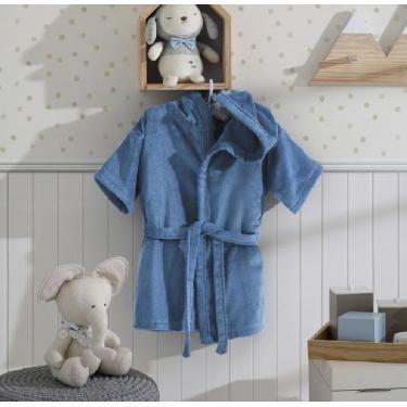 Imagem de Roupão Infantil com Capuz Velour P Dohler