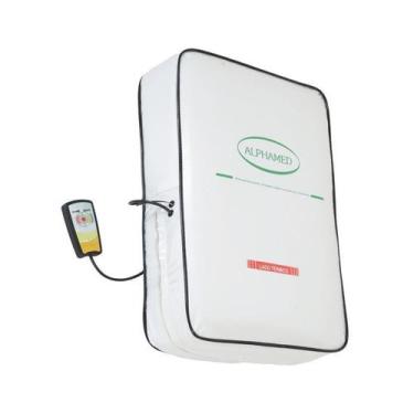 Imagem de Almofada Massageador Vibratória Térmica Terapêutic Alphamed, Branco, 1