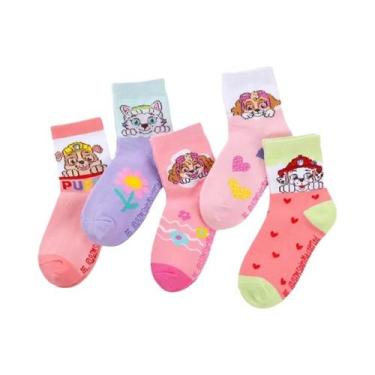 Imagem de Meias De Algodão Paw Patrol Para Crianças, 10 Peças, 5 Pares, Chase Ma