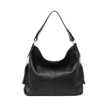 Imagem de Bolsa Feminina De material sintético Escuro E Roxo Com Franjas, Grande