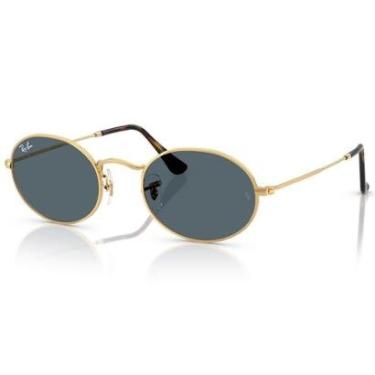 Imagem de Óculos de Sol Ray Ban Oval Dourado RB3547N 001R5-51-Unissex