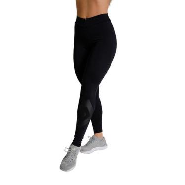 Imagem de Legging com Zíper Frontal Griffa, M, Preto