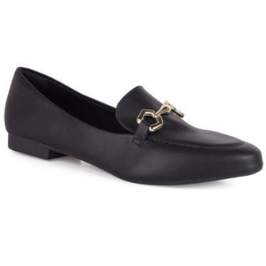 Imagem de Mocassim Feminino Sapatilha Bico Redondo Abs Bridão Metal A4.17-Feminino