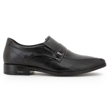 Imagem de Sapato Democrata Smart Comfort Point Masculino, 42, Preto, Preto