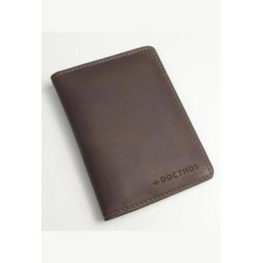 Imagem de Carteira Docthos Couro, 002 marrom, U