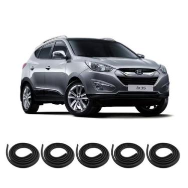Imagem de Kit Borracha Vedação Das 4 Portas + Borracha Do Porta Malas iX35 2009 