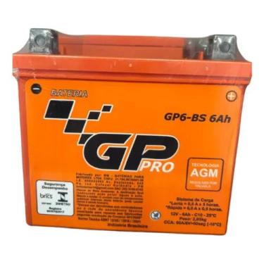 Imagem de Bateria De Moto 6ah : 150/ 125/ *12 Meses De Garantia* - GP PRO