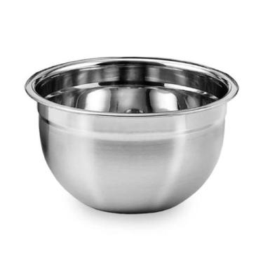 Imagem de Tigela Bowl P/ Servir Saladas Frutas e Legumes 28cm Em Inox - Kadê