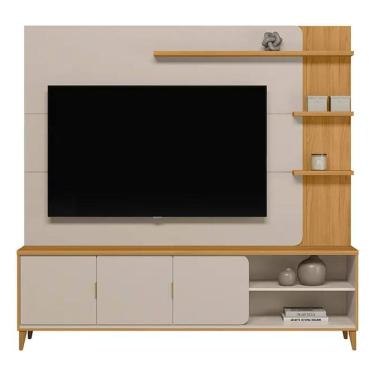Imagem de Estante Home Napoli  para TV até 70 Polegadas 3 Portas MDP MDF Linea Brasil