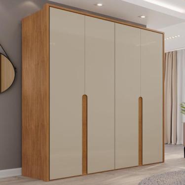 Imagem de Guarda-roupa 4 Portas 3 Gavetas 100% MDF Lizz - Casa D