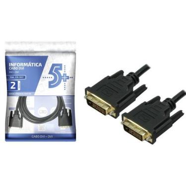 Imagem de Cabo Dvi 24+1 X Dvi 24+1 Macho  2 Metros Chip Sce 018-9557 - CHIPSCE